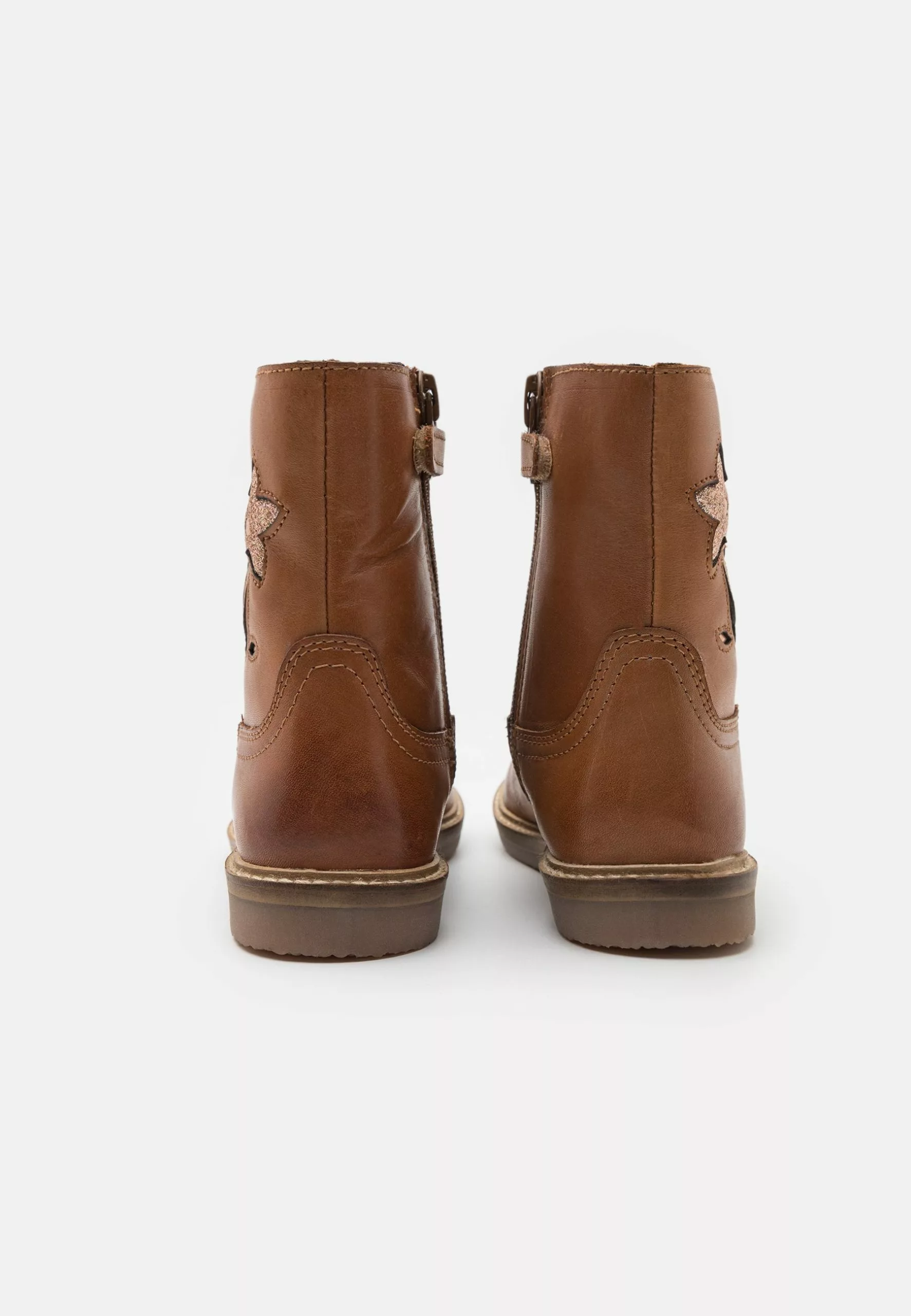 Friboo Leather - Korte Laarzen - Cognac - Afbeelding 3