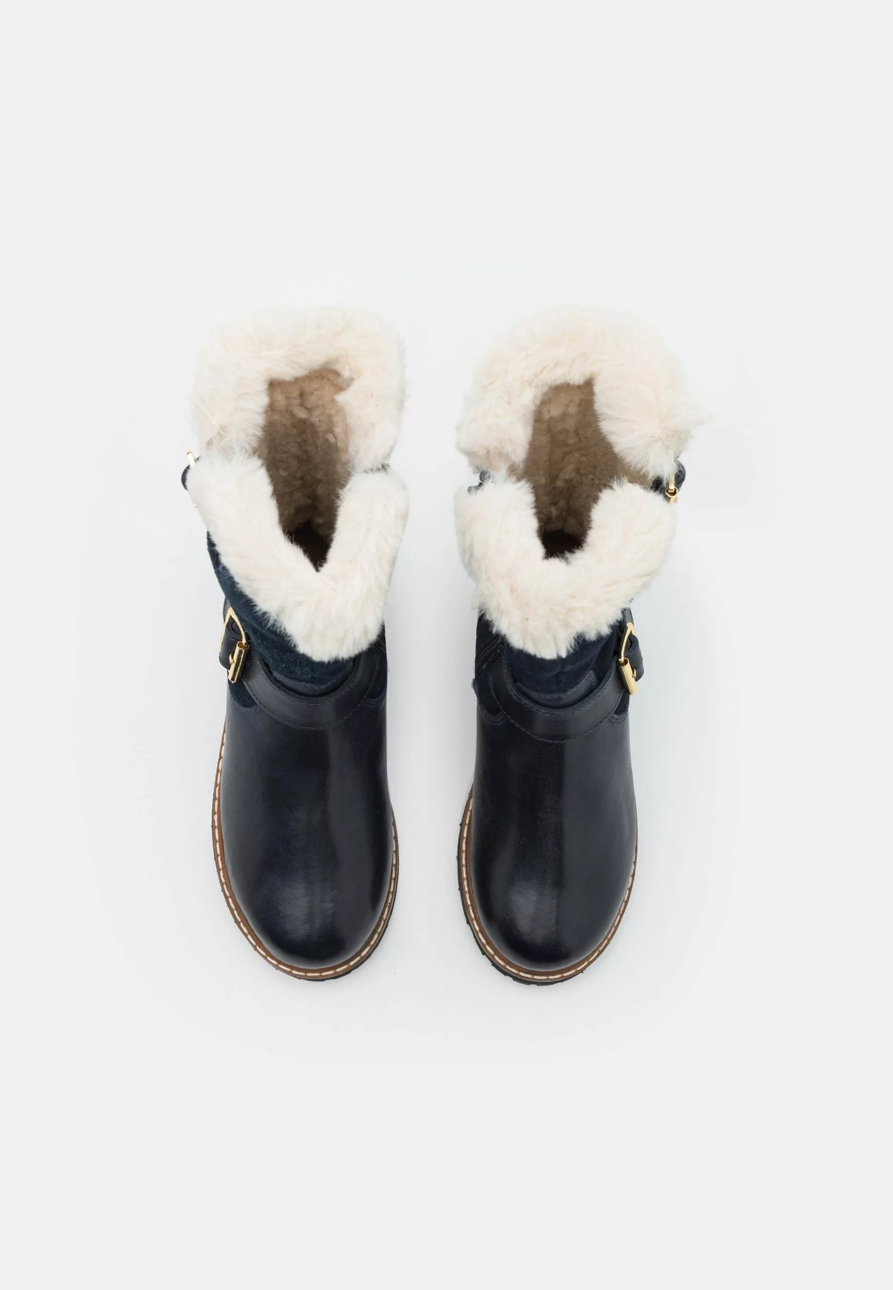 Friboo Leather - Snowboots- Dark Blue - Afbeelding 4