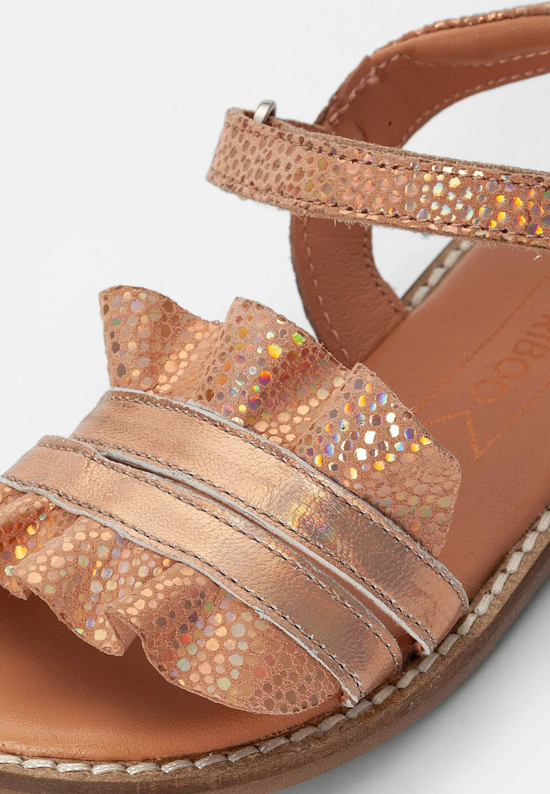 Friboo Leather Strappy Sandals - Sandalen - Rose Gold/Coloured - Afbeelding 6
