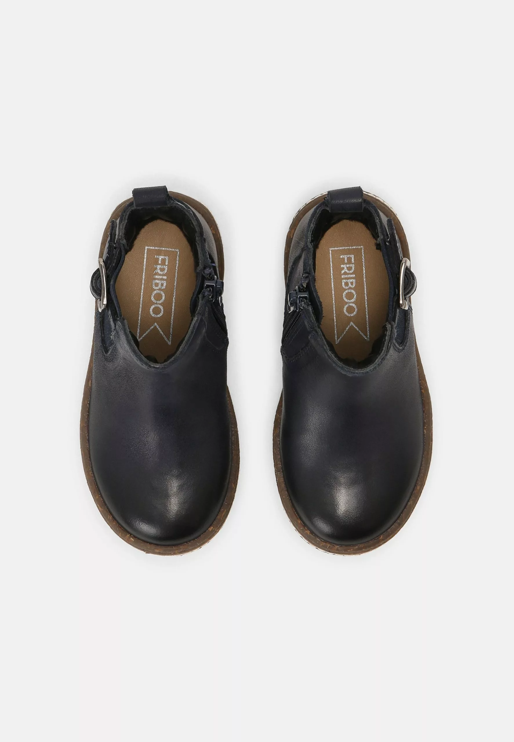 Friboo Leather Booties - Korte Laarzen - Dark Blue - Afbeelding 4