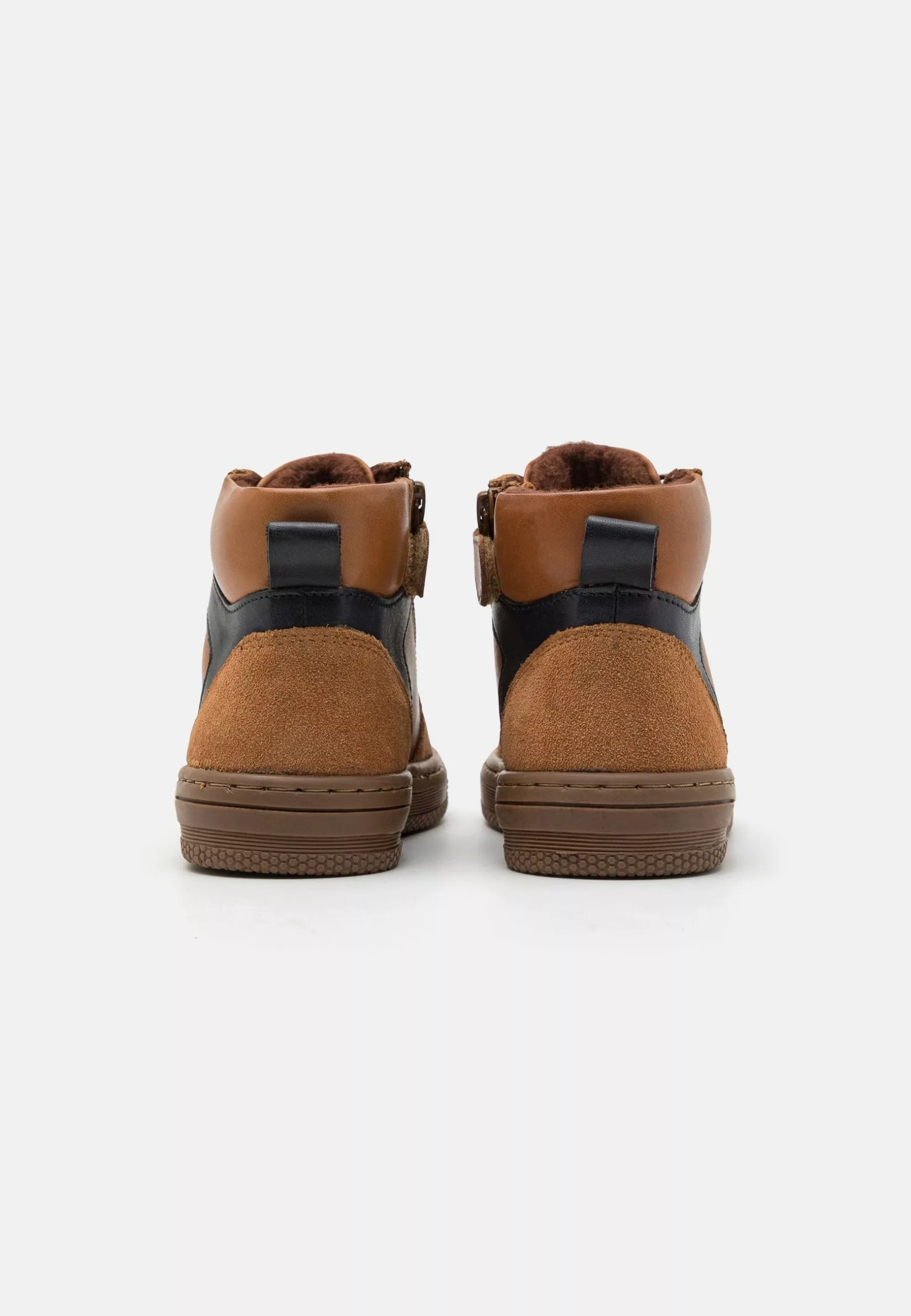 Friboo Leather - Sneakers Hoog - Cognac - Afbeelding 3