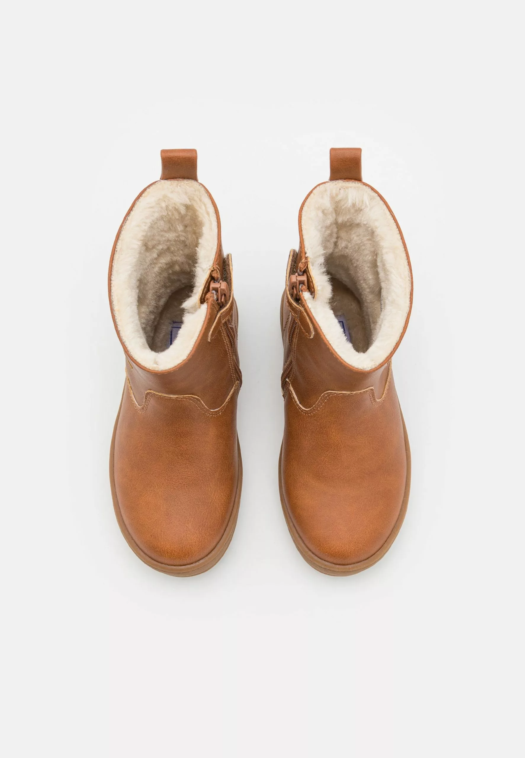 Friboo Korte Laarzen - Cognac - Afbeelding 4