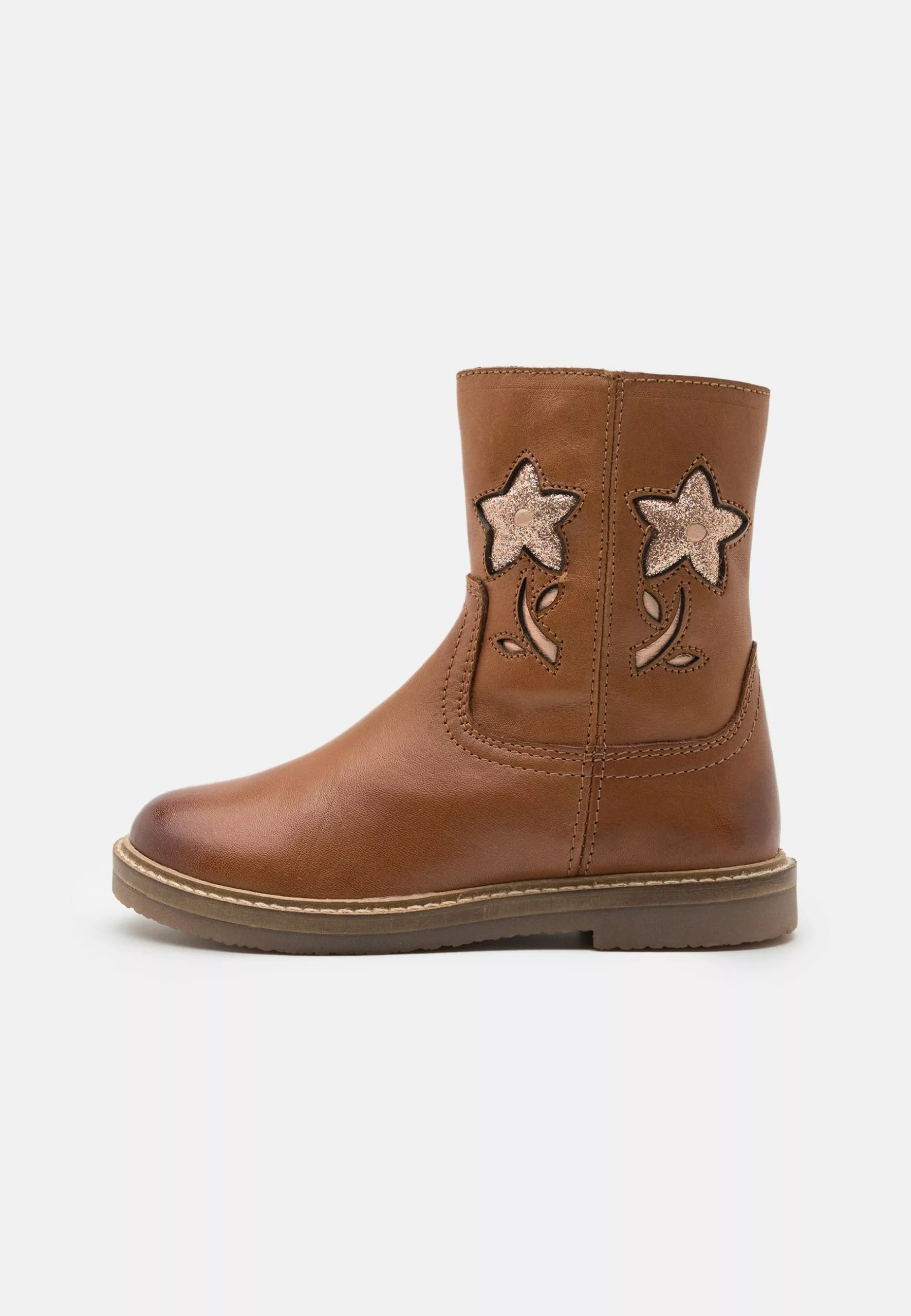 Friboo Leather - Korte Laarzen - Cognac