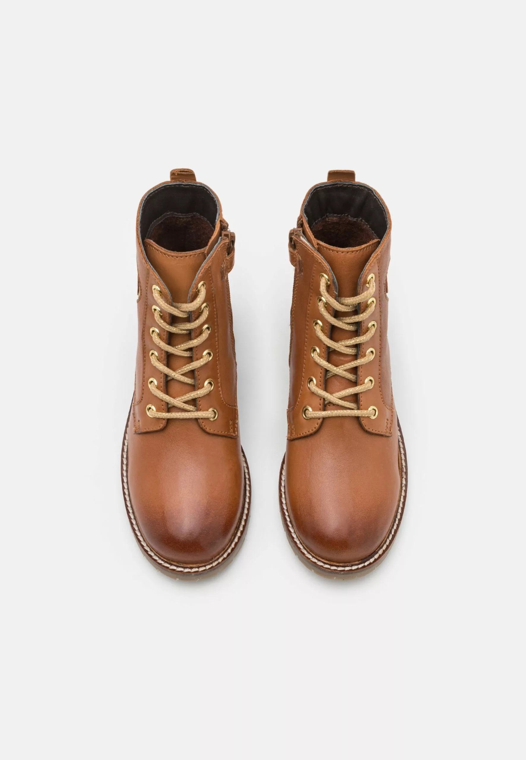 Friboo Leather - Veterboots - Cognac - Afbeelding 4