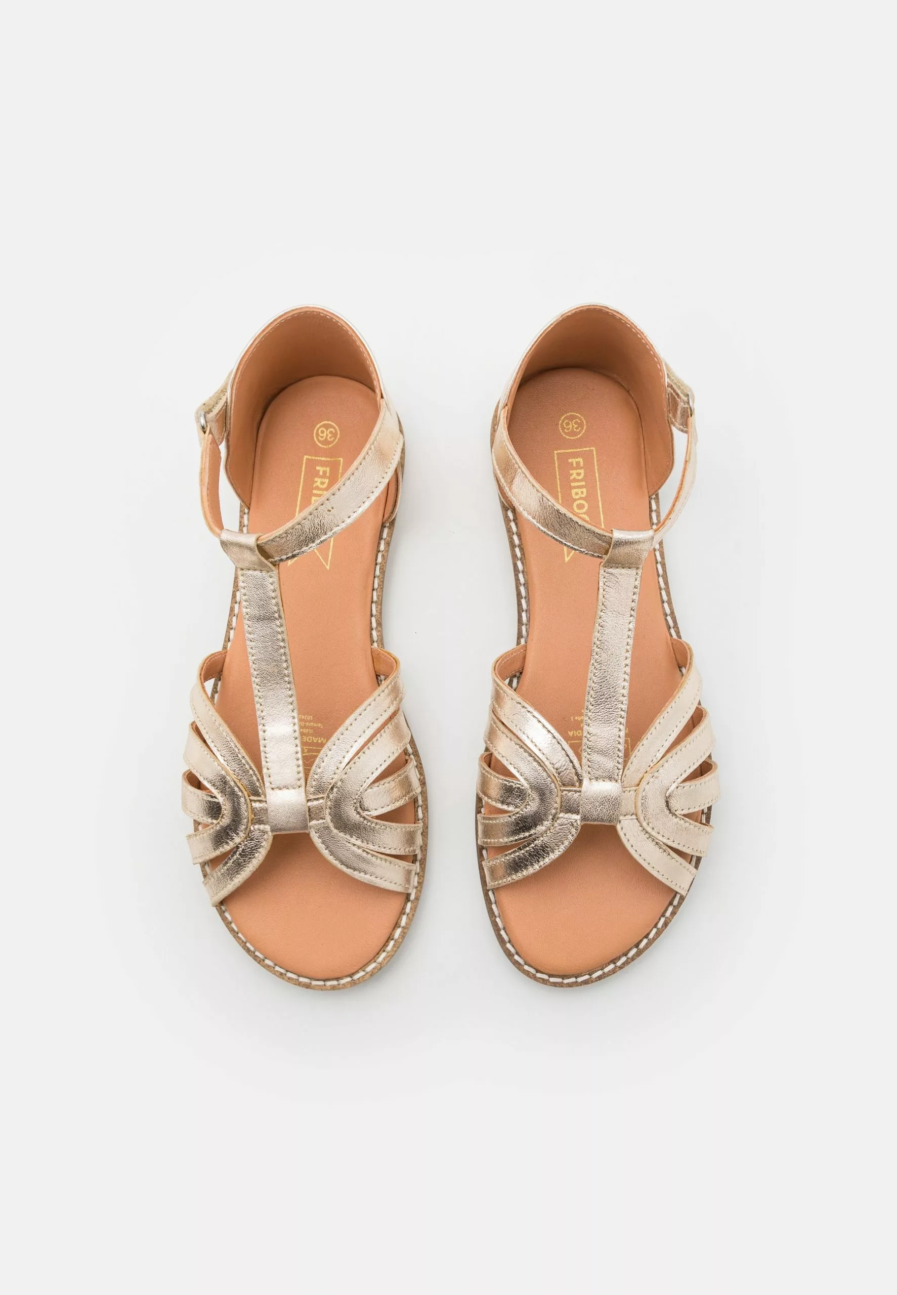 Friboo Leather - Sandalen - Gold - Afbeelding 4