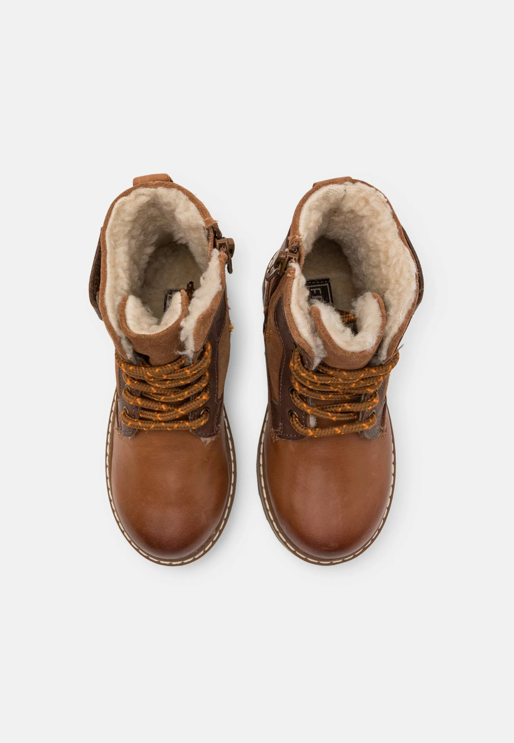 Friboo Leather - Veterboots - Cognac - Afbeelding 4