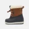 Friboo Leather Unisex - Snowboots- Cognac
