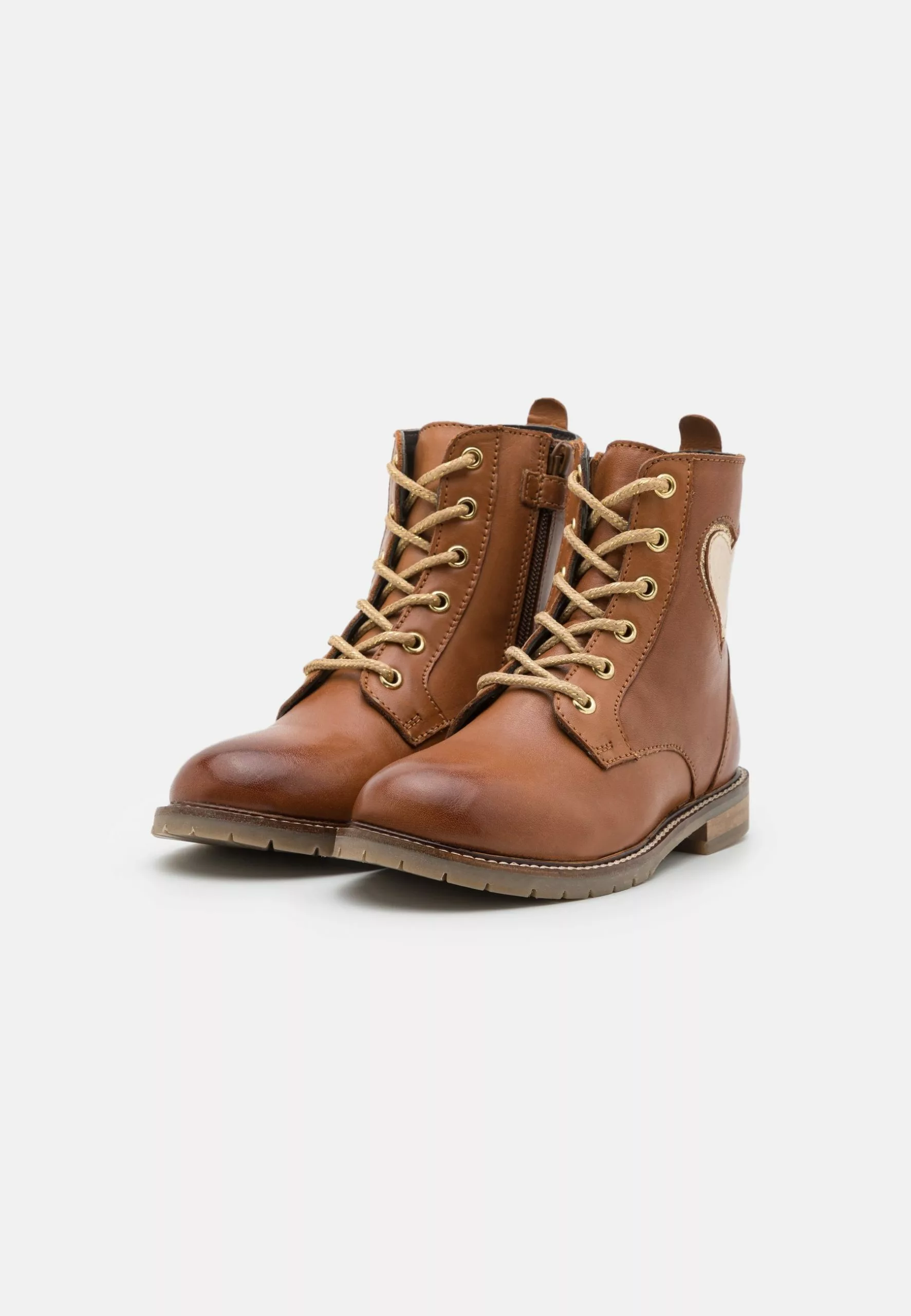 Friboo Leather - Veterboots - Cognac - Afbeelding 2