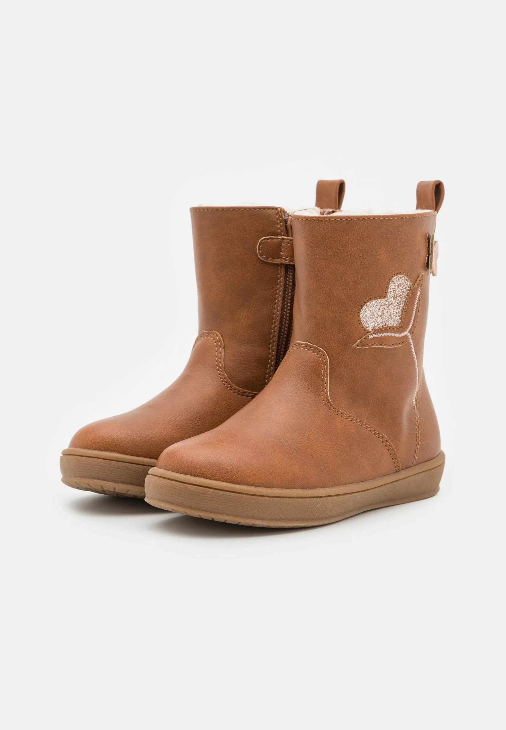 Friboo Korte Laarzen - Cognac - Afbeelding 2