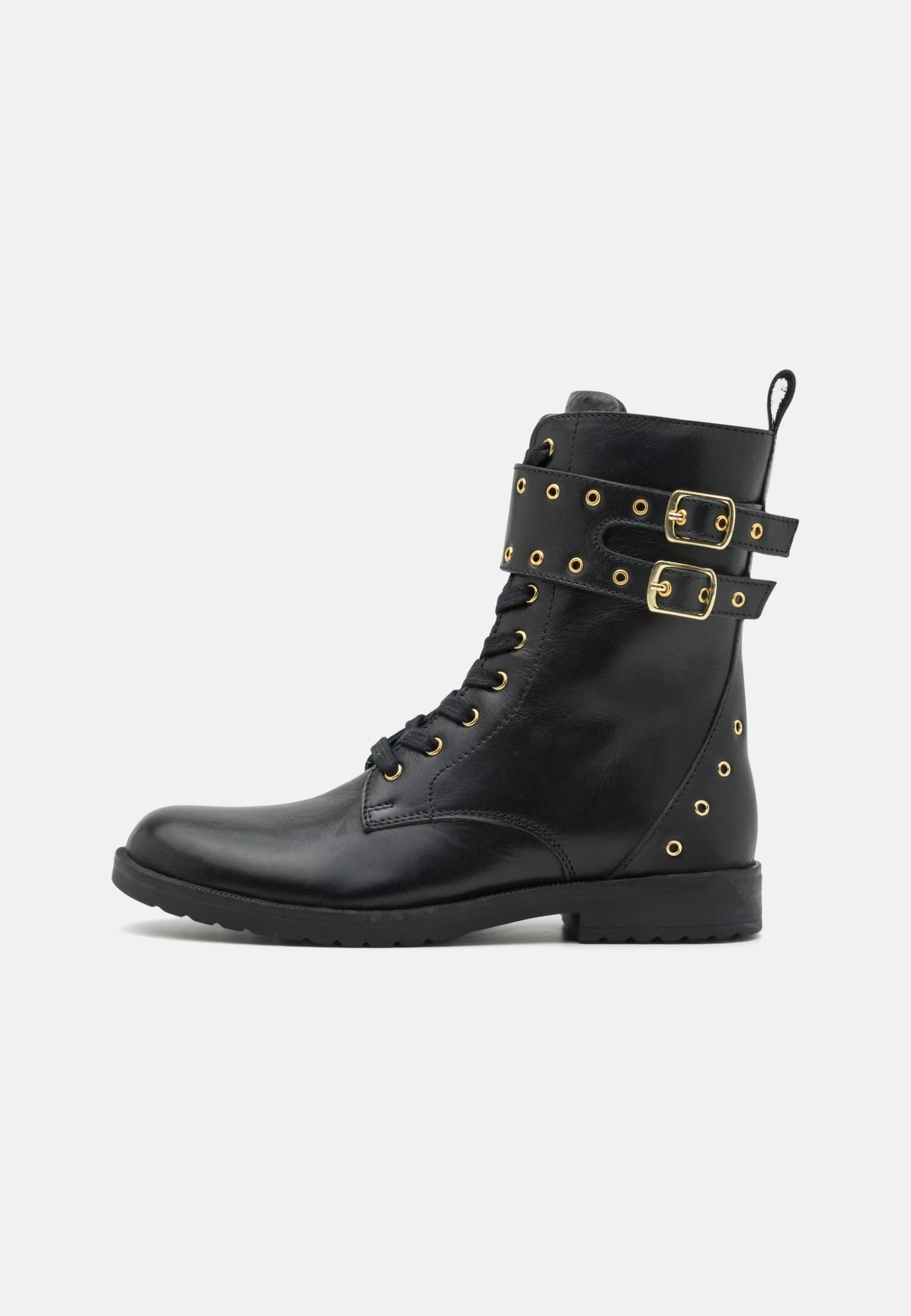 Friboo Leather Booties - Veterboots - Black