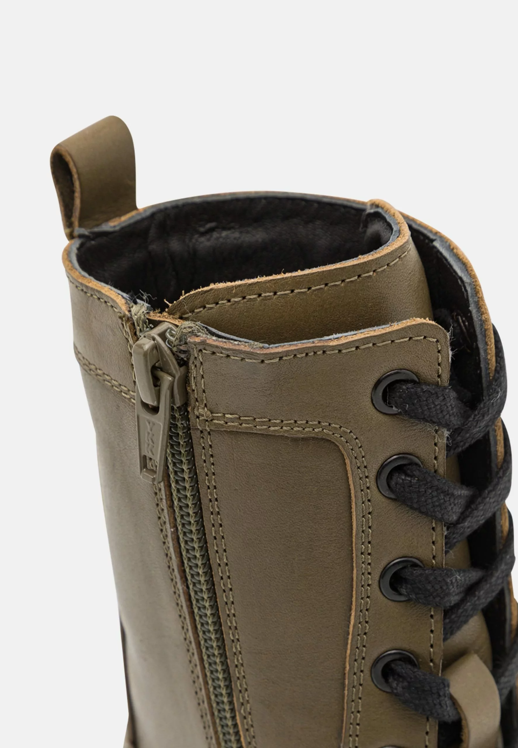 Friboo Leather - Veterlaarzen - Khaki - Afbeelding 6