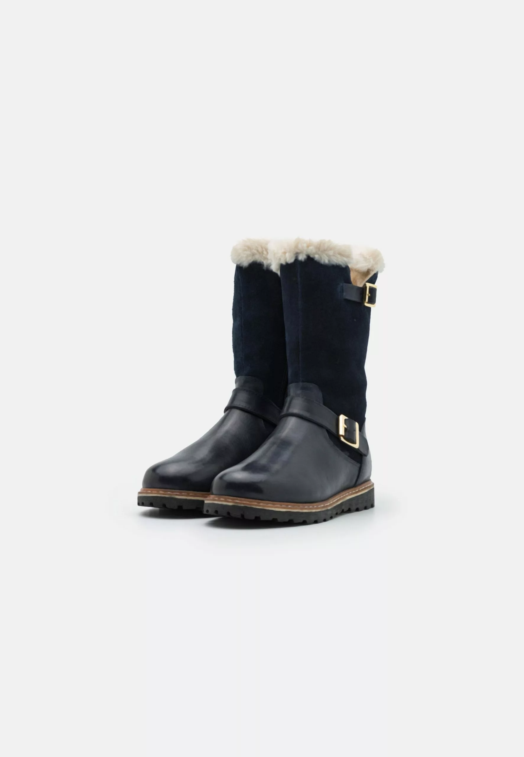 Friboo Leather - Snowboots- Dark Blue - Afbeelding 2